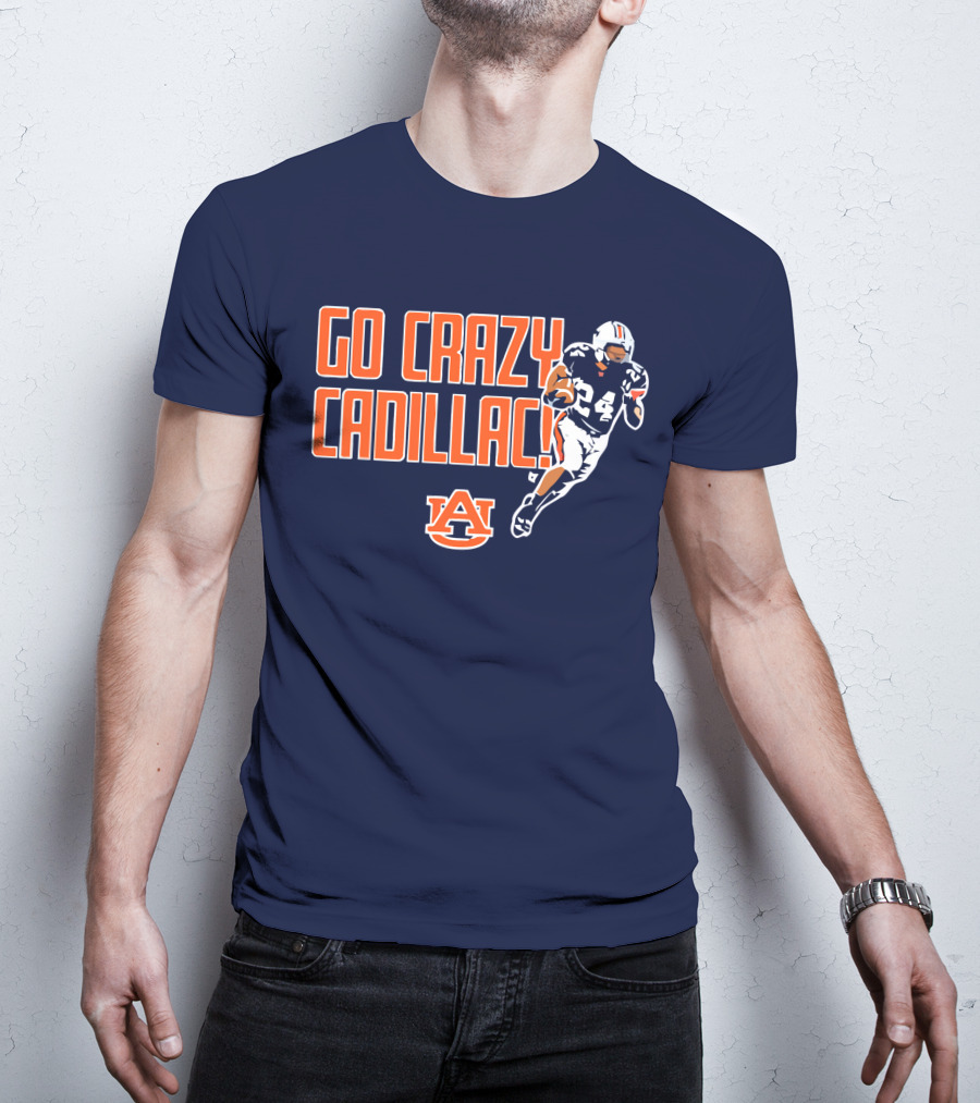 Auburn Football Go Crazy Cadillac Running Back 24 T-Shirt