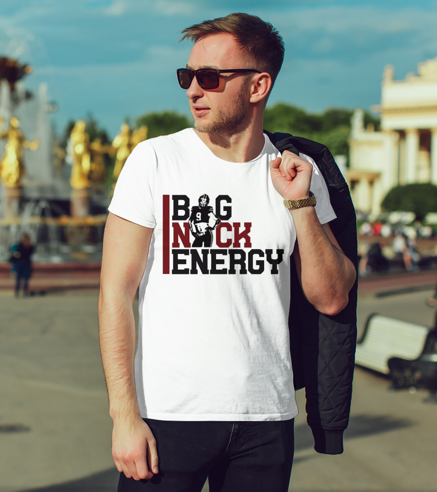 Big Nick Energy Nick Muse Football Number 9 Player T-Shirt