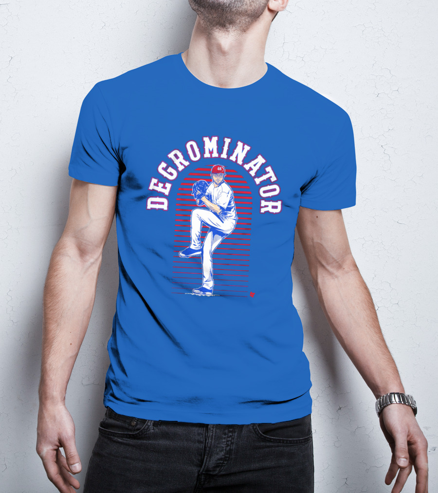 Degrominator Jacob DeGrom Baseball Pitching 48 T-Shirt