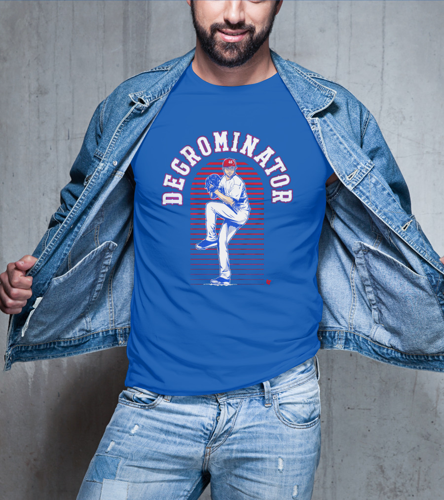 Degrominator Jacob DeGrom Baseball Pitching 48 T-Shirt