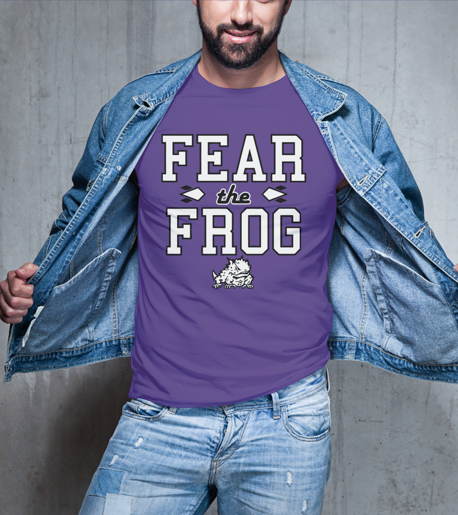 Fear The Frog TCU Football Horned Frog Spirit T-Shirt