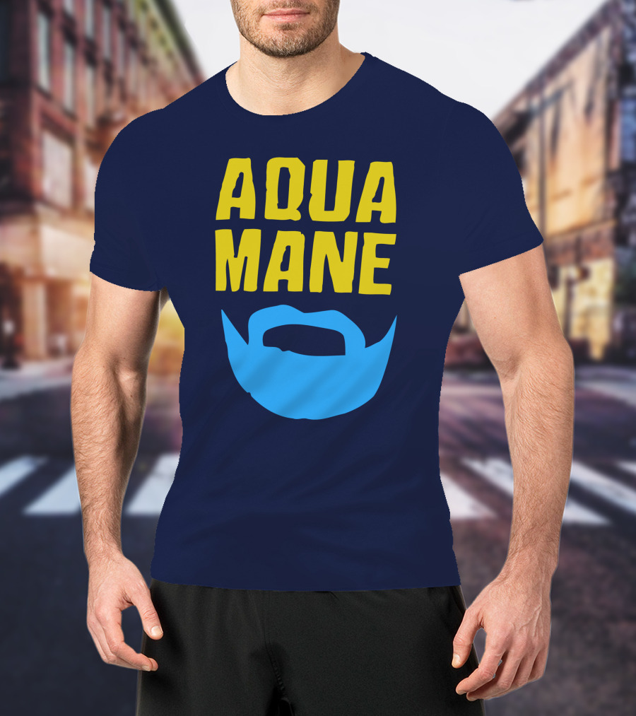 Aqua Mane Steven Adams Beard T-Shirt