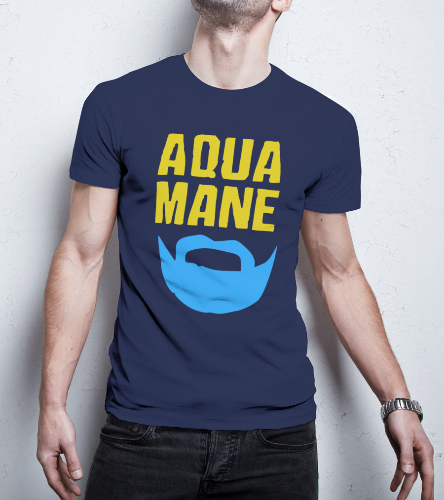Aqua Mane Steven Adams Beard T-Shirt