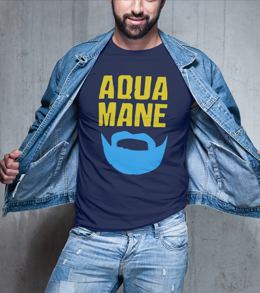 Aqua Mane Steven Adams Beard T-Shirt