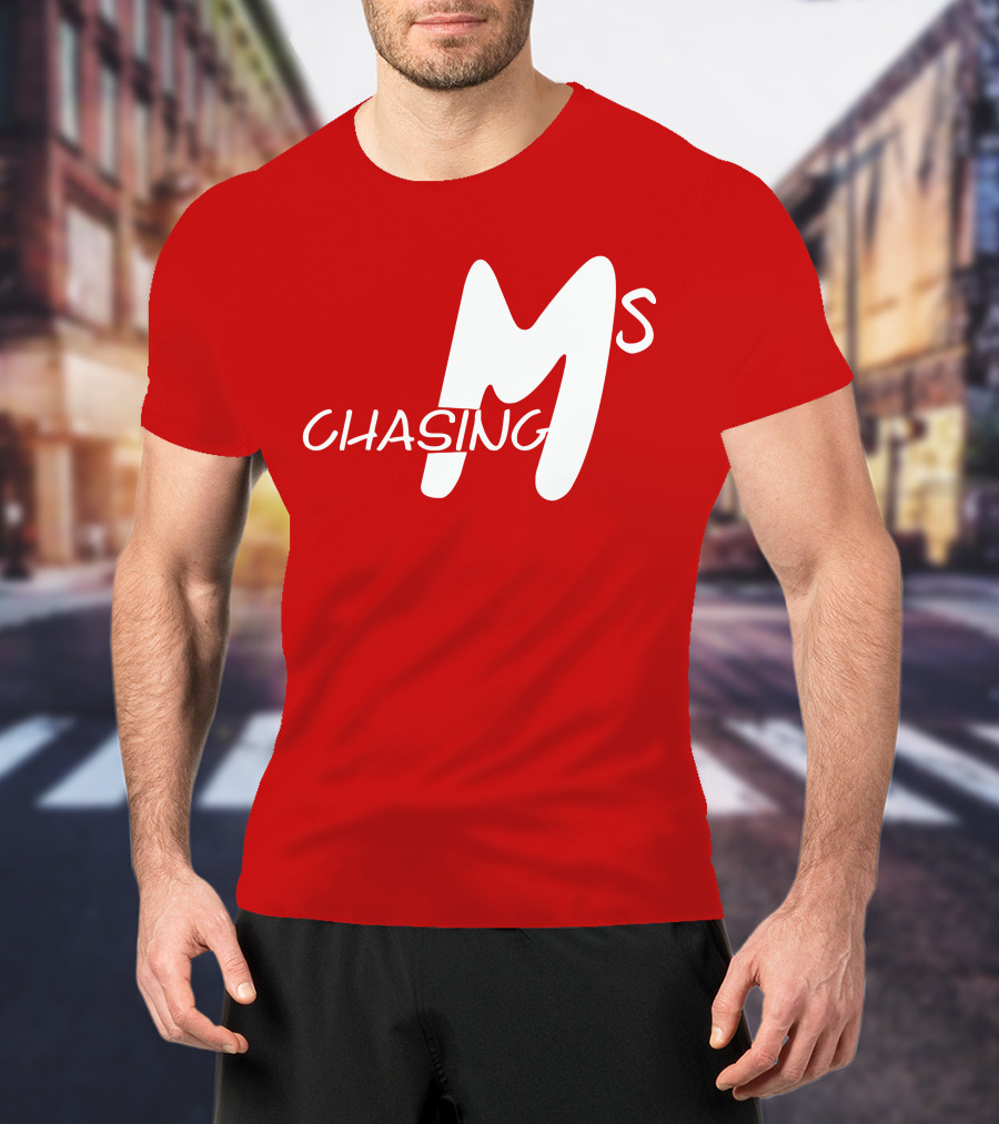 Chasing Ms Retro Style Bold Red T-Shirt