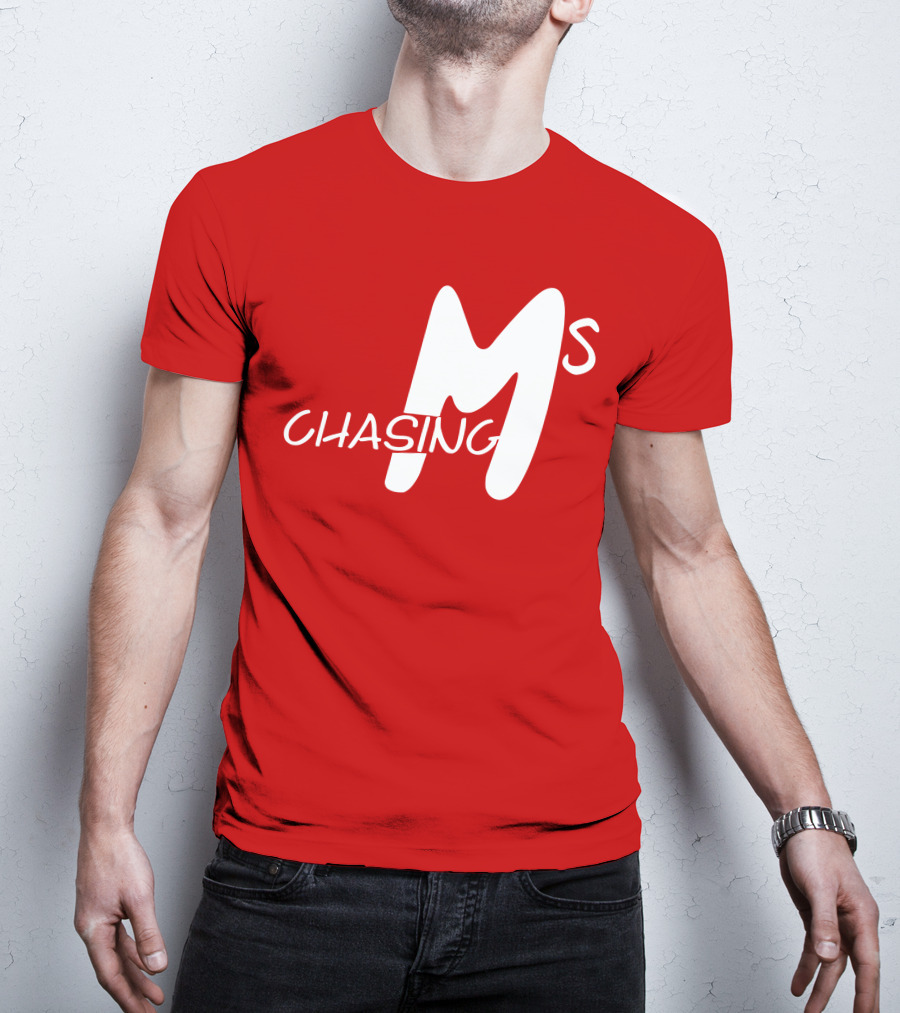 Chasing Ms Retro Style Bold Red T-Shirt