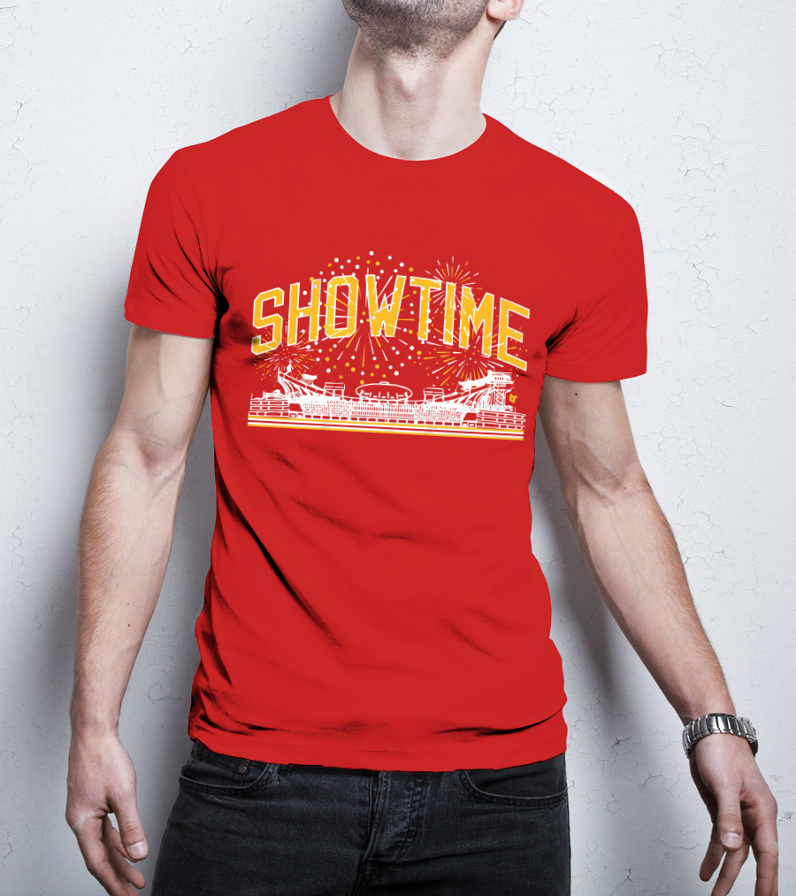 Kansas City Showtime Football Fireworks T-Shirt