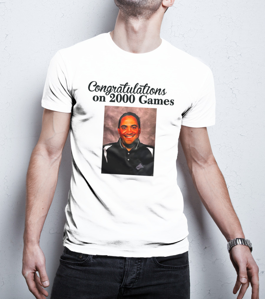 Congratulations On 2000 Games T-Shirt
