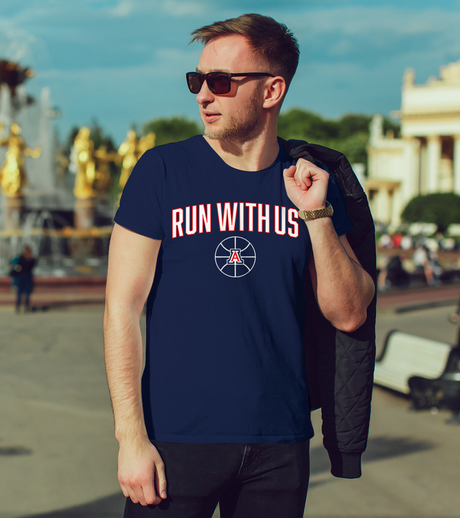 RUN WITH US Arizona Basketball A T-Shirt