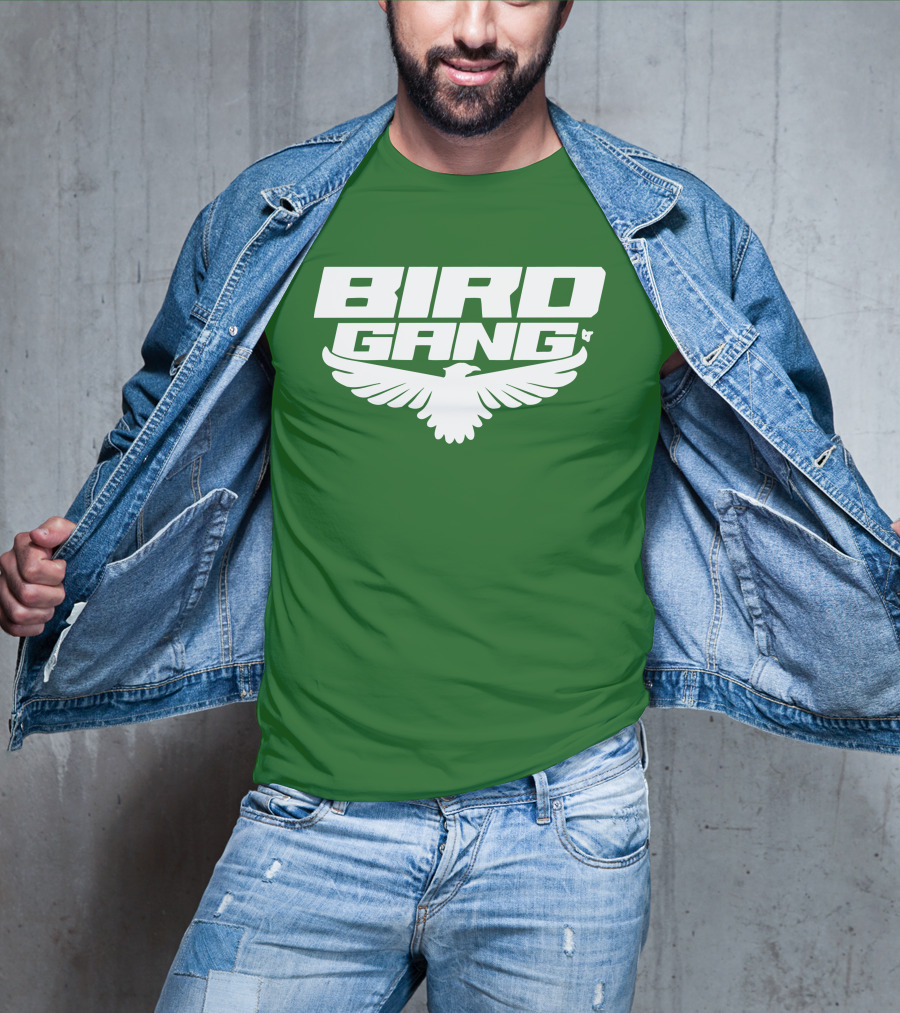 Bird Gang Eagles Wing Emblem T-Shirt