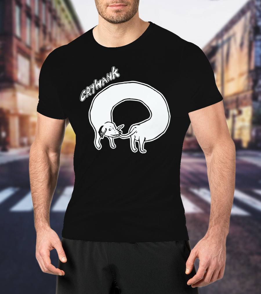 Crywank Endless Dog Loop T-Shirt