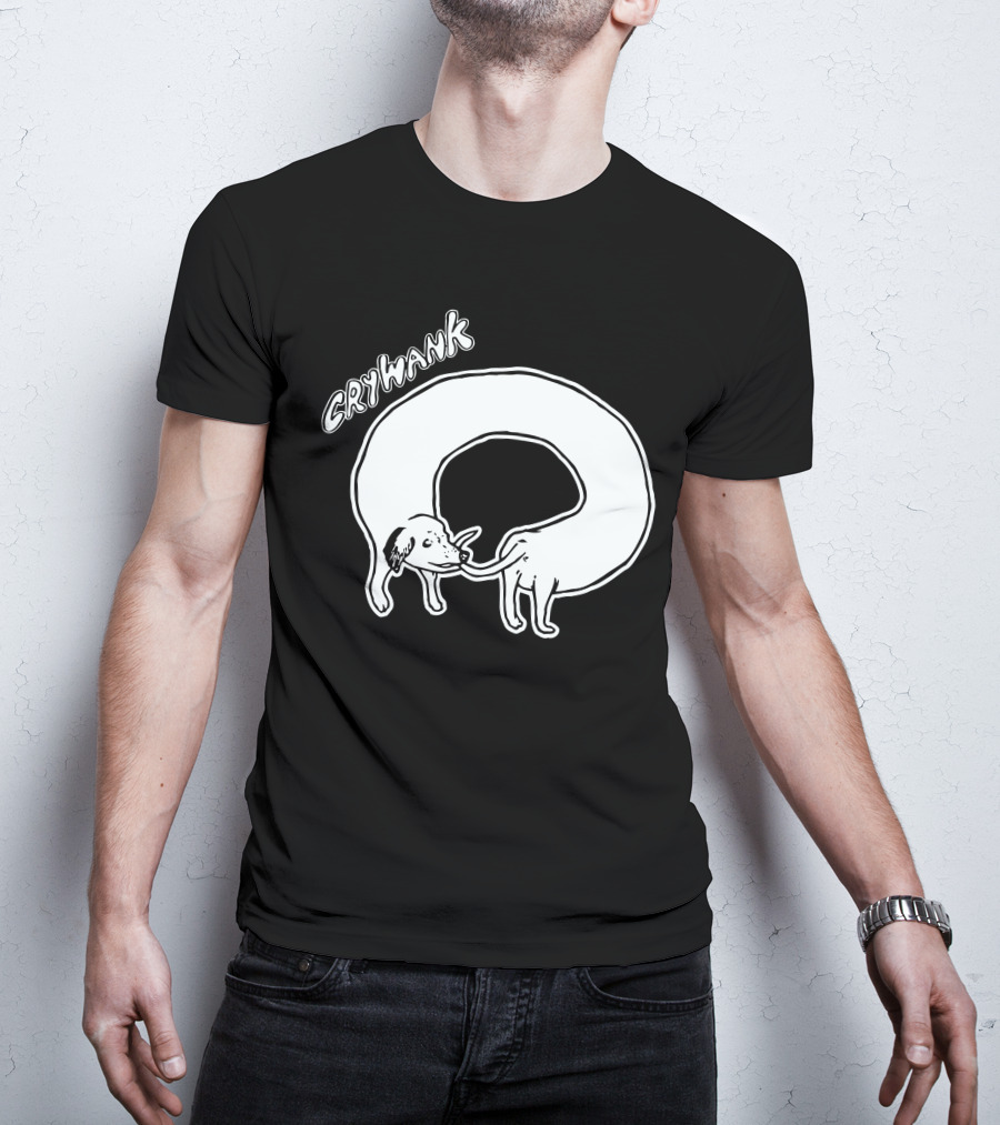 Crywank Endless Dog Loop T-Shirt