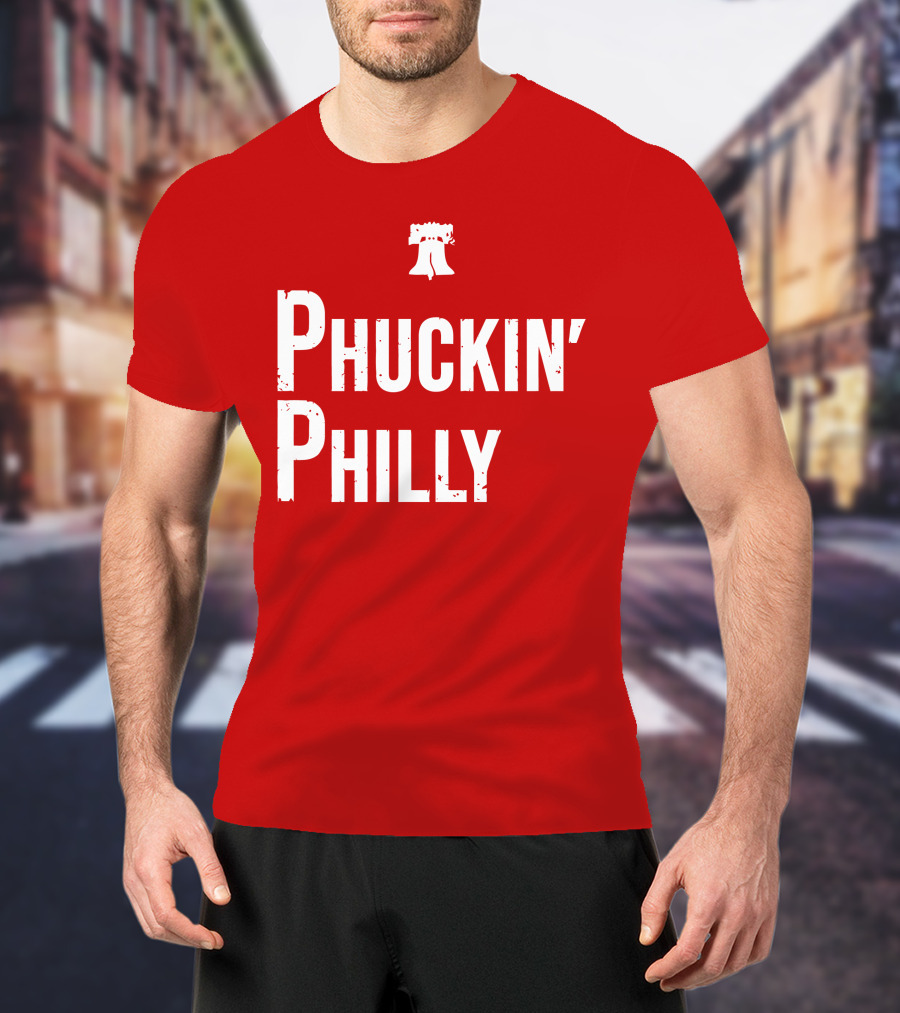 Phuckin Philly Liberty Bell Red T-Shirt