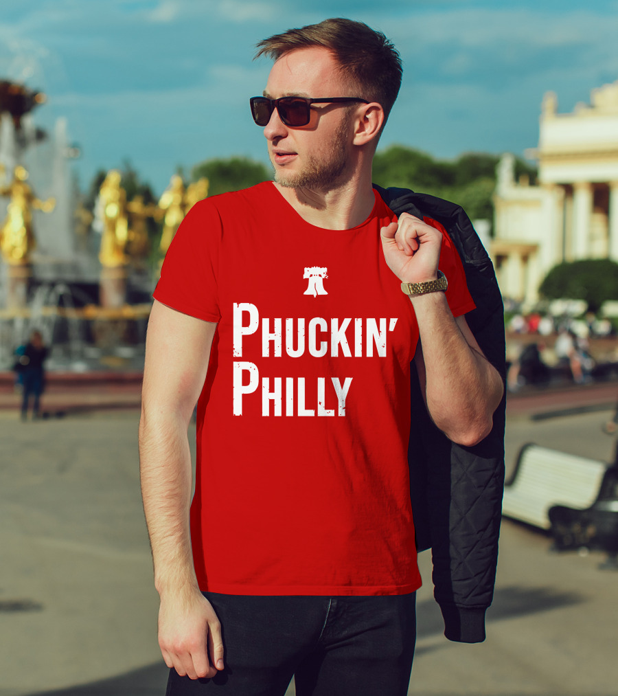 Phuckin Philly Liberty Bell Red T-Shirt