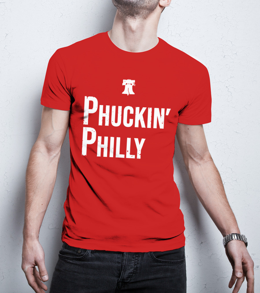Phuckin Philly Liberty Bell Red T-Shirt