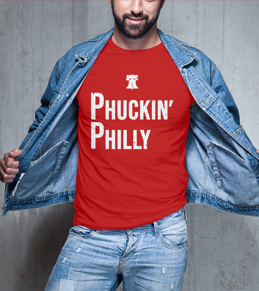 Phuckin Philly Liberty Bell Red T-Shirt
