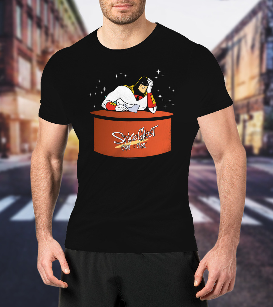 Space Ghost Coast To Coast Spacer Stars Desk T-Shirt