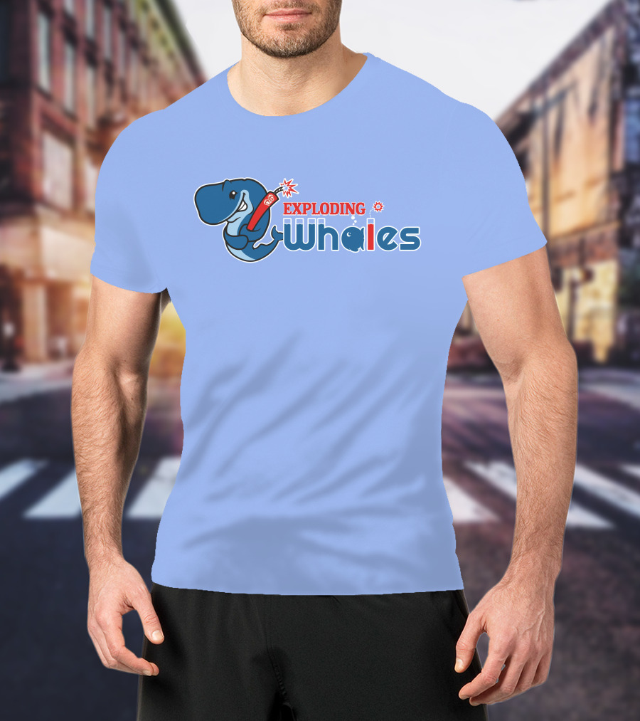 Eugene Emeralds Exploding Whales T-Shirt