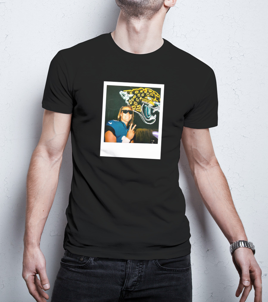 Trevor Lawrence Steezy Trev Jacksonville Jaguars Profile Picture T-Shirt