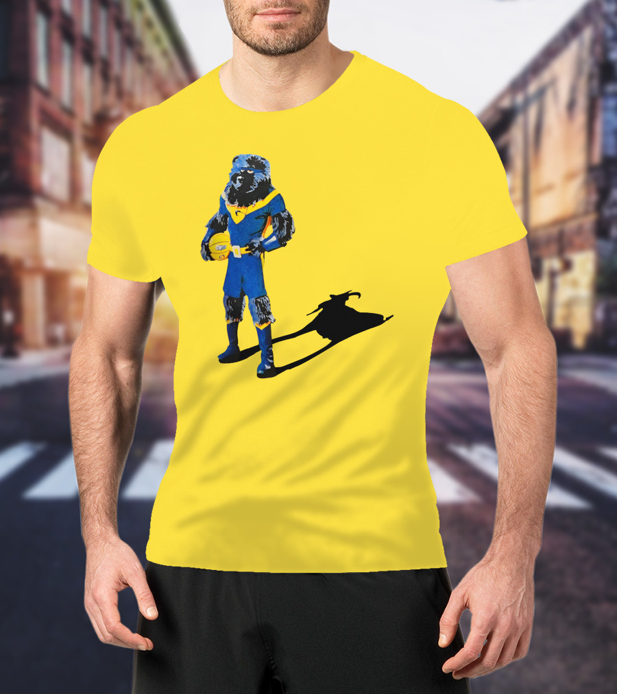 Memphis Grizzlies Basketball GOAT With Superhero Bear And Goat Shadow T-Shirt