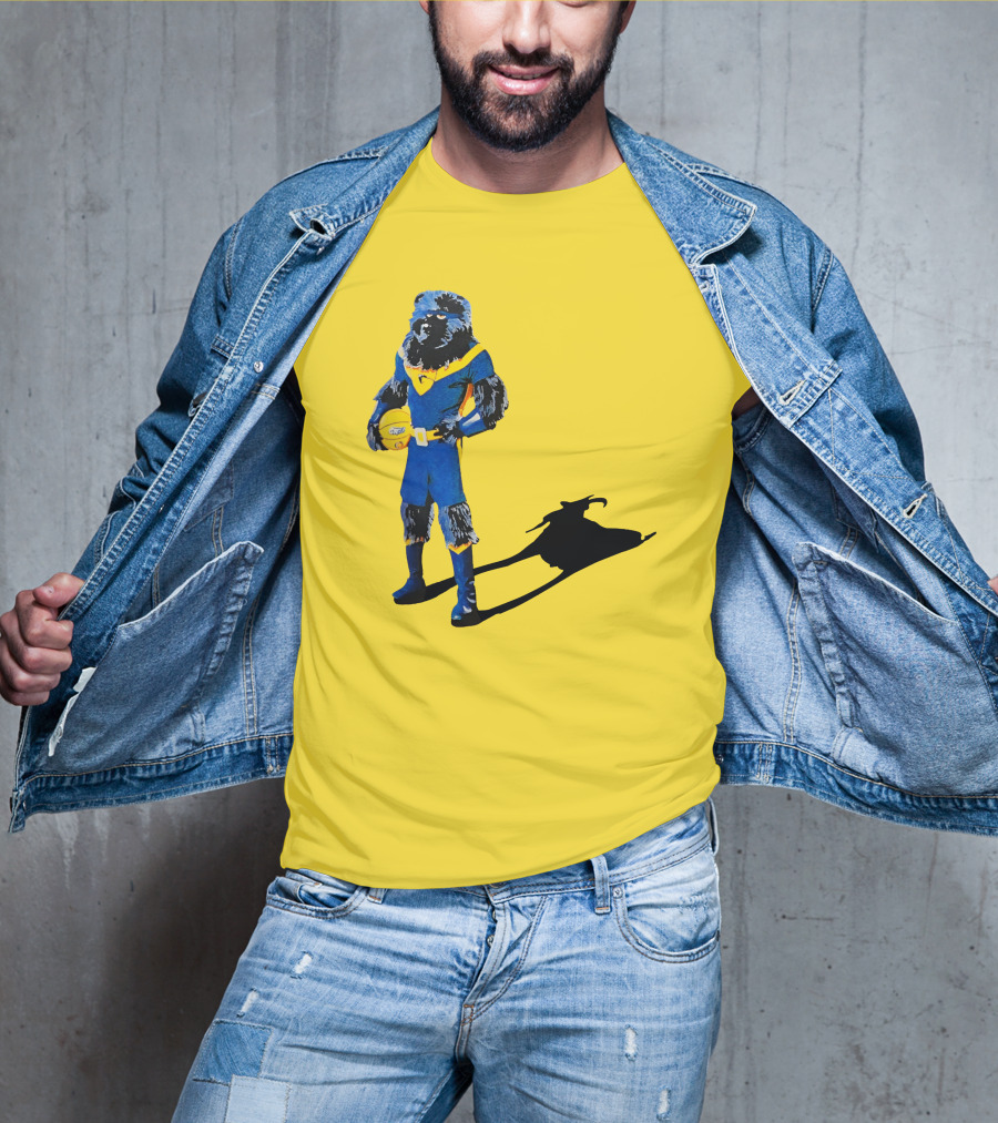 Memphis Grizzlies Basketball GOAT With Superhero Bear And Goat Shadow T-Shirt
