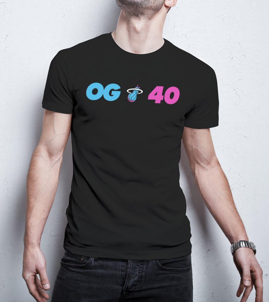 OG Miami Heat 40 T-Shirt