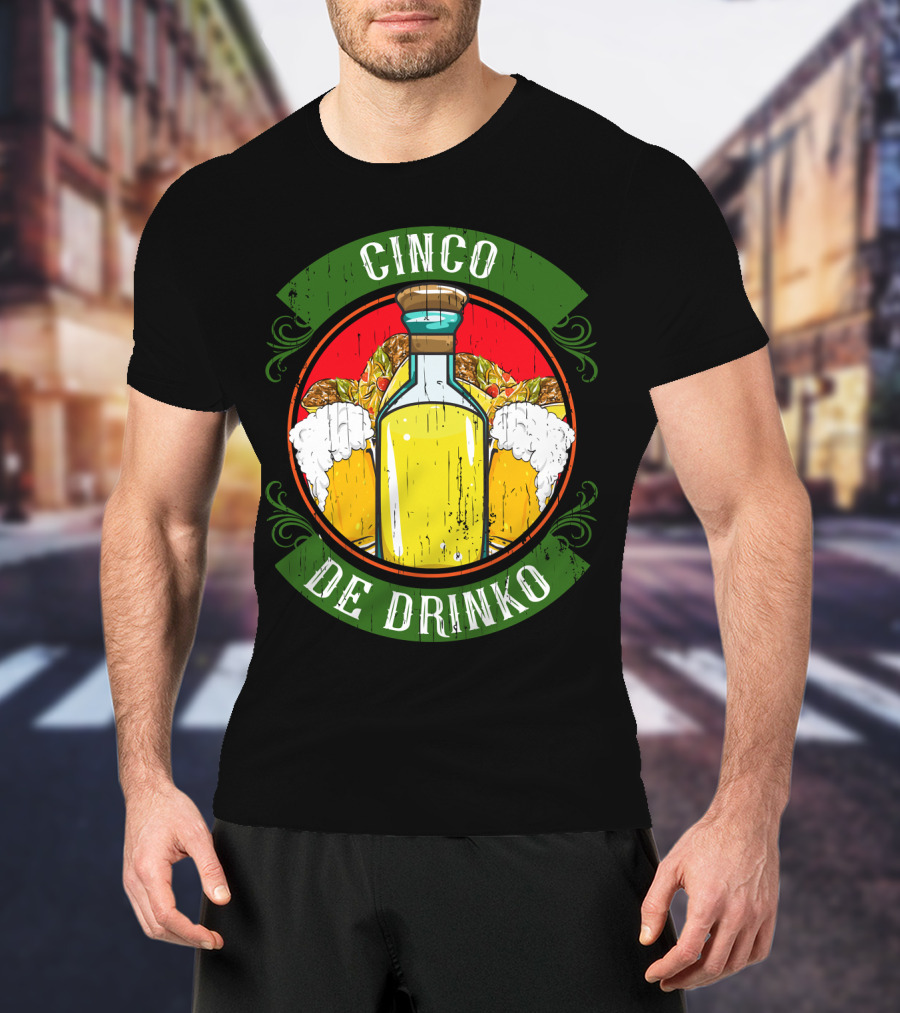 Cinco De Drinko Tequila And Beer T-Shirt