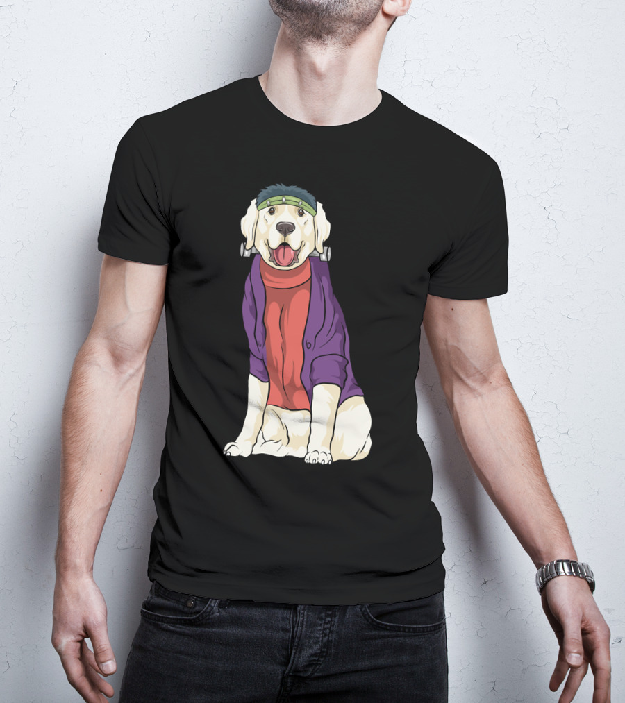 Golden Retriever Frankenstein Costume Halloween Dog T-Shirt