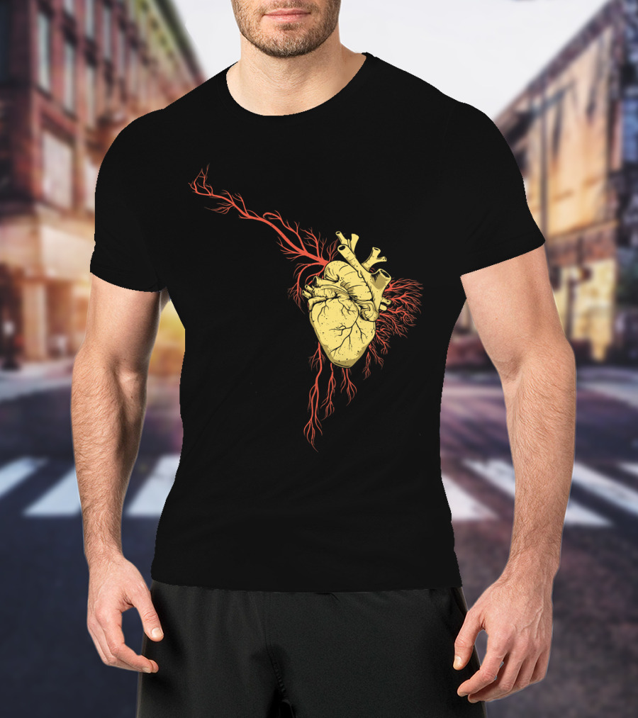 Heart Hispanic Heritage Month National Latino Culture Anatomical Heart T-Shirt