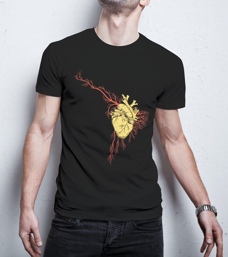Heart Hispanic Heritage Month National Latino Culture Anatomical Heart T-Shirt