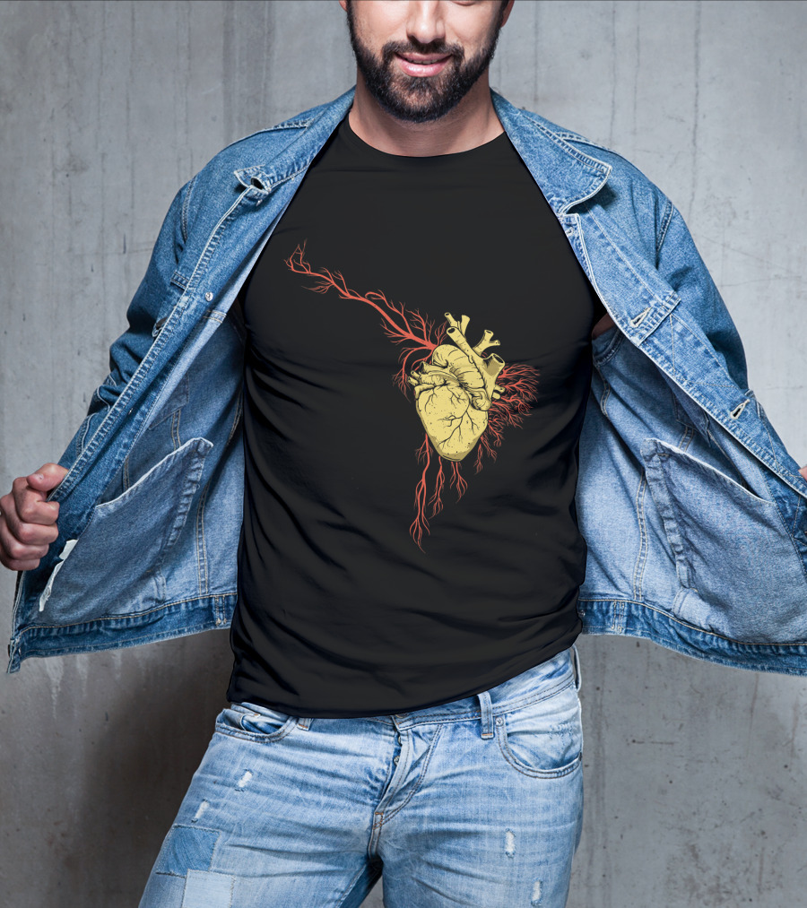 Heart Hispanic Heritage Month National Latino Culture Anatomical Heart T-Shirt