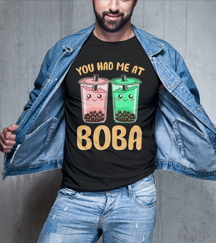 You Had Me At Kawaii Bubble Tea Boba T-Shirt