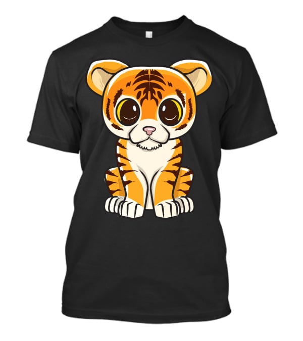 Kawaii Tiger International Tiger Day Cute Tiger T-Shirt