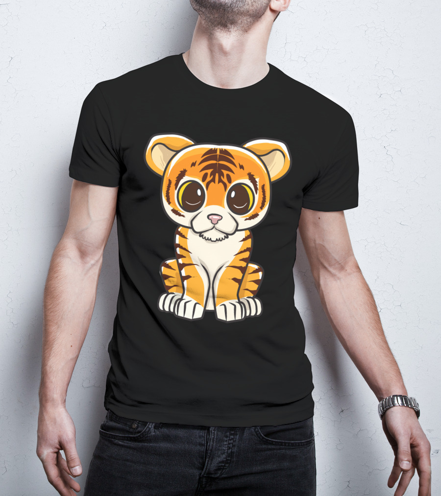 Kawaii Tiger International Tiger Day Cute Tiger T-Shirt