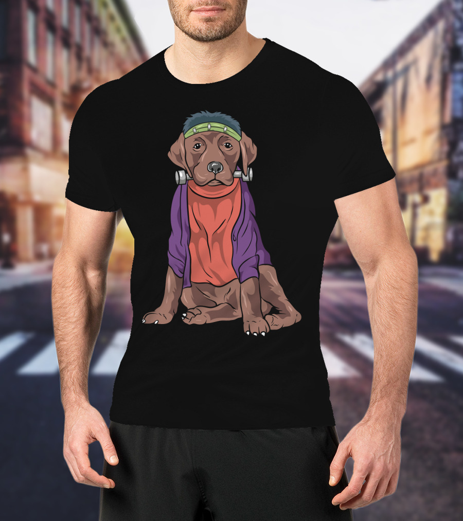 Funny Labrador Retriever Frankenstein Dog Costume T-Shirt