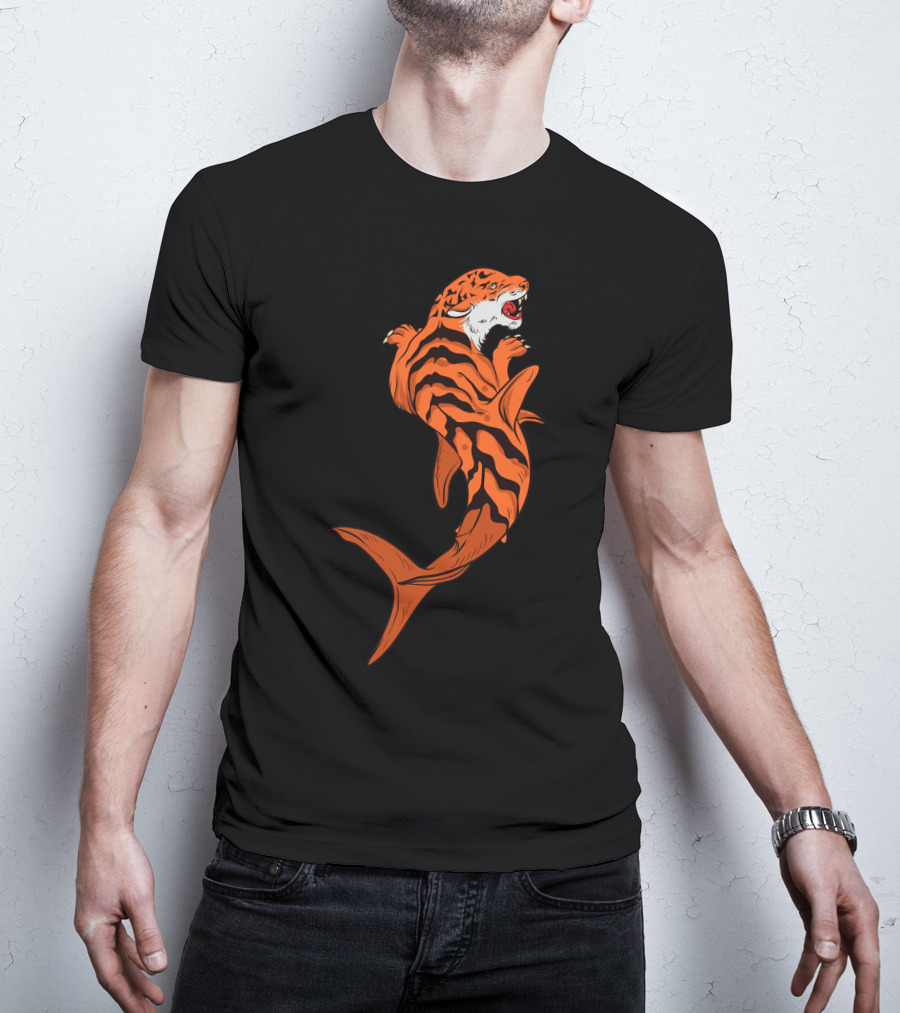 Tiger Shark Jawsome Tigershark Marine Biology Pun T-Shirt