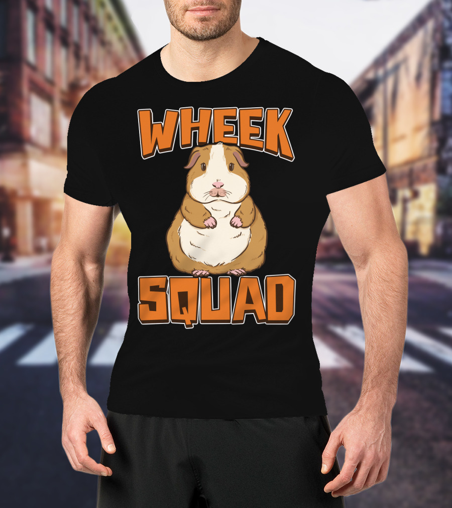 Wheek Squad Guinea Pig Furry Potato Pet Cavy T-Shirt