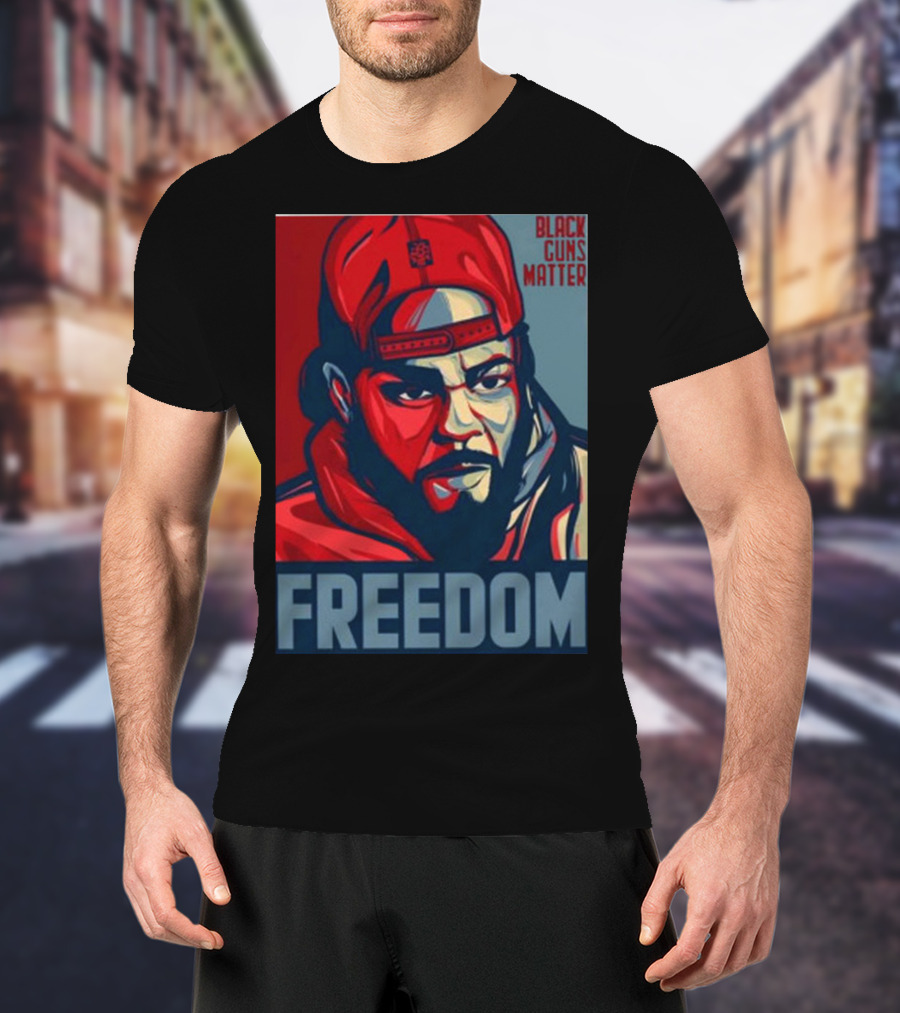 BGM Collectible Black Freedom Black Guns Matter T-Shirt