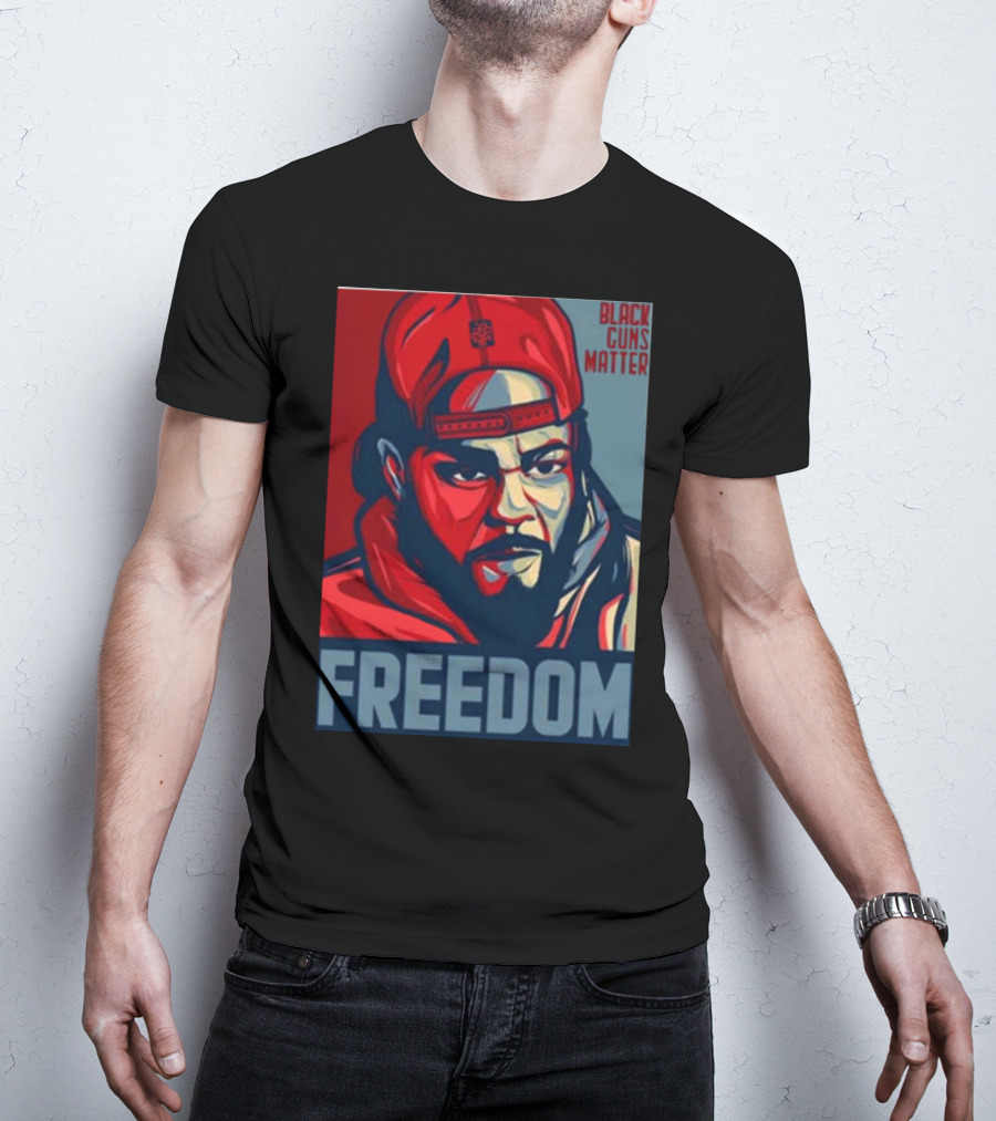 BGM Collectible Black Freedom Black Guns Matter T-Shirt