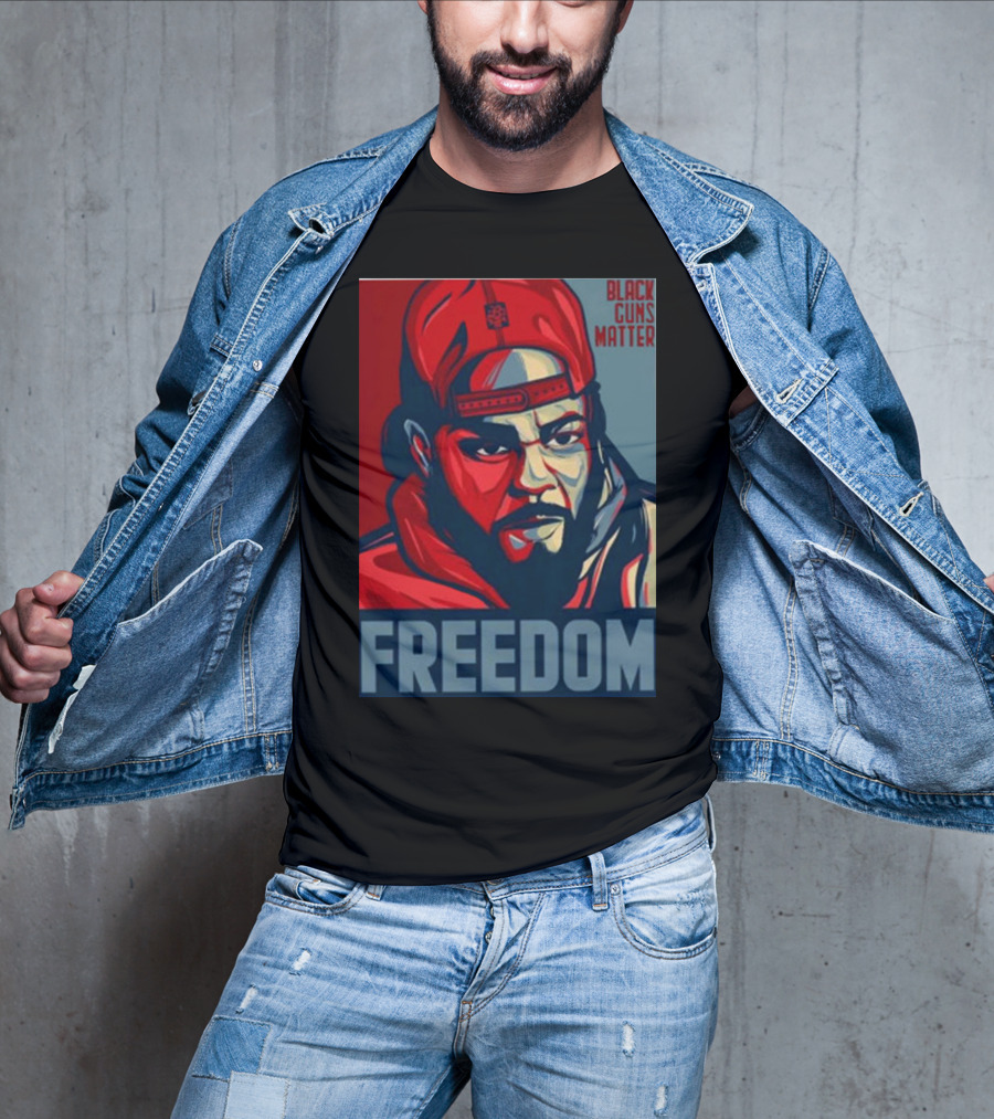 BGM Collectible Black Freedom Black Guns Matter T-Shirt