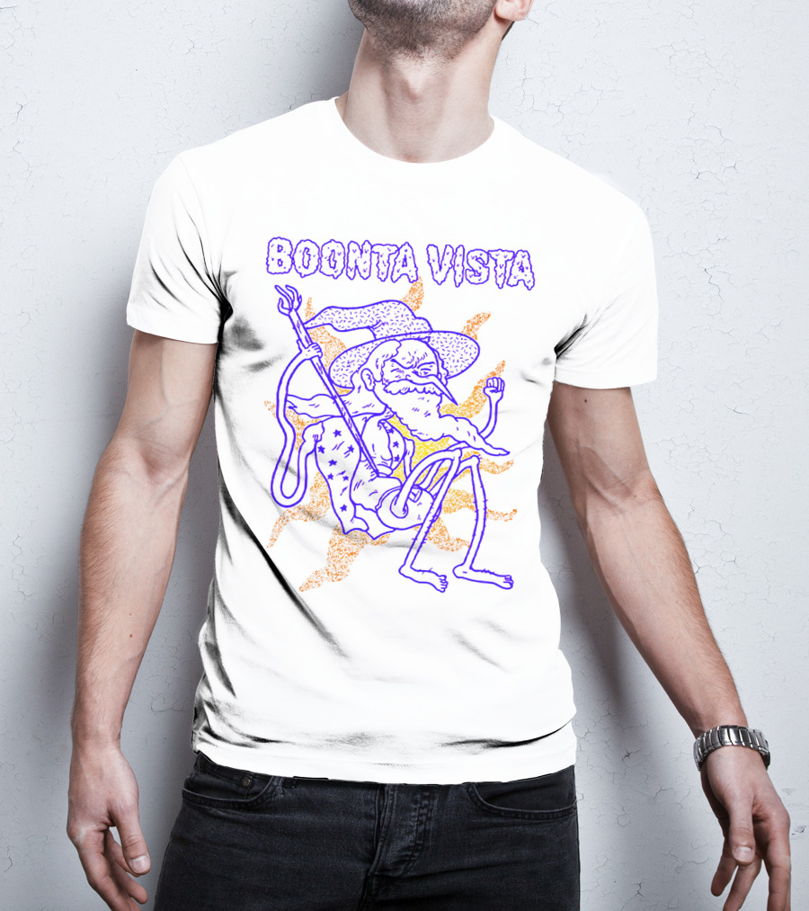 Boonta Vista Wizard With Staff And Hat T-Shirt