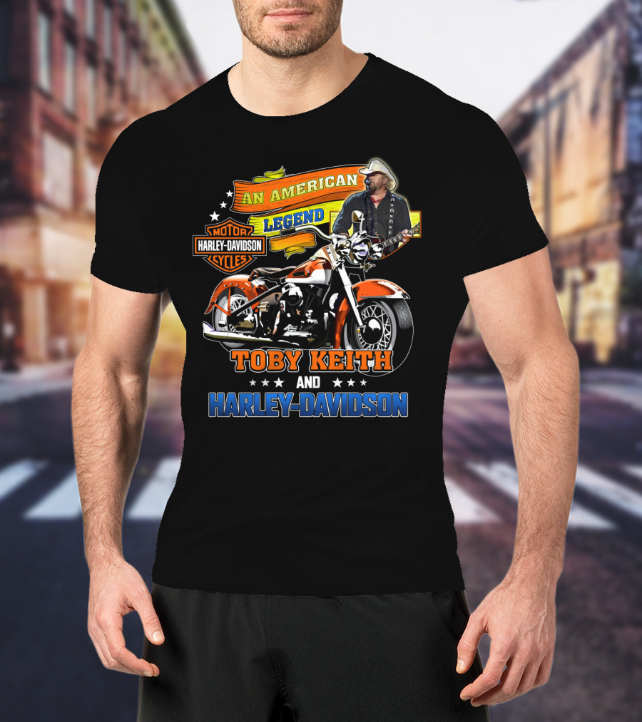 Toby Keith An American Legend Harley Davidson T-Shirt