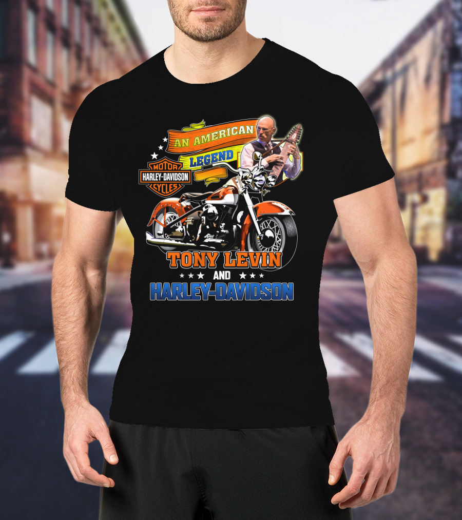 Tony Levin An American Legend Harley Davidson And Motorcycles T-Shirt