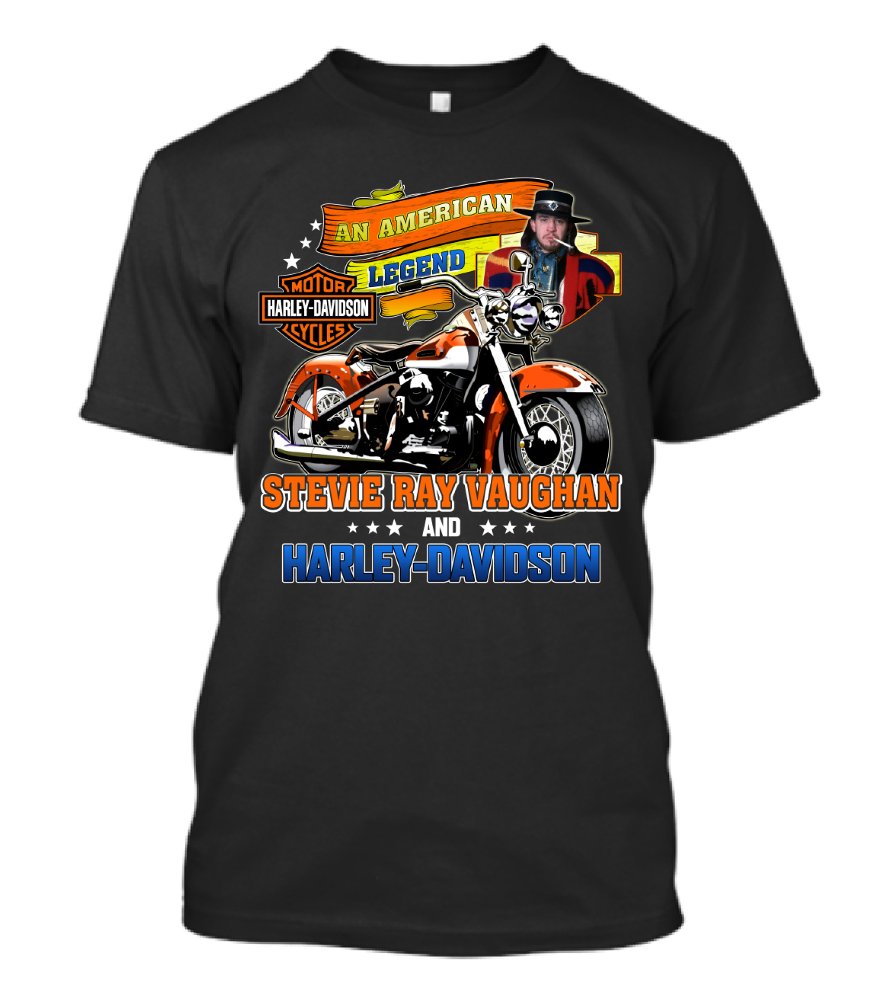 Harley Davidson An American Legend Stevie Ray Vaughan T-Shirt