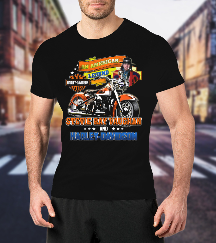 Harley Davidson An American Legend Stevie Ray Vaughan T-Shirt