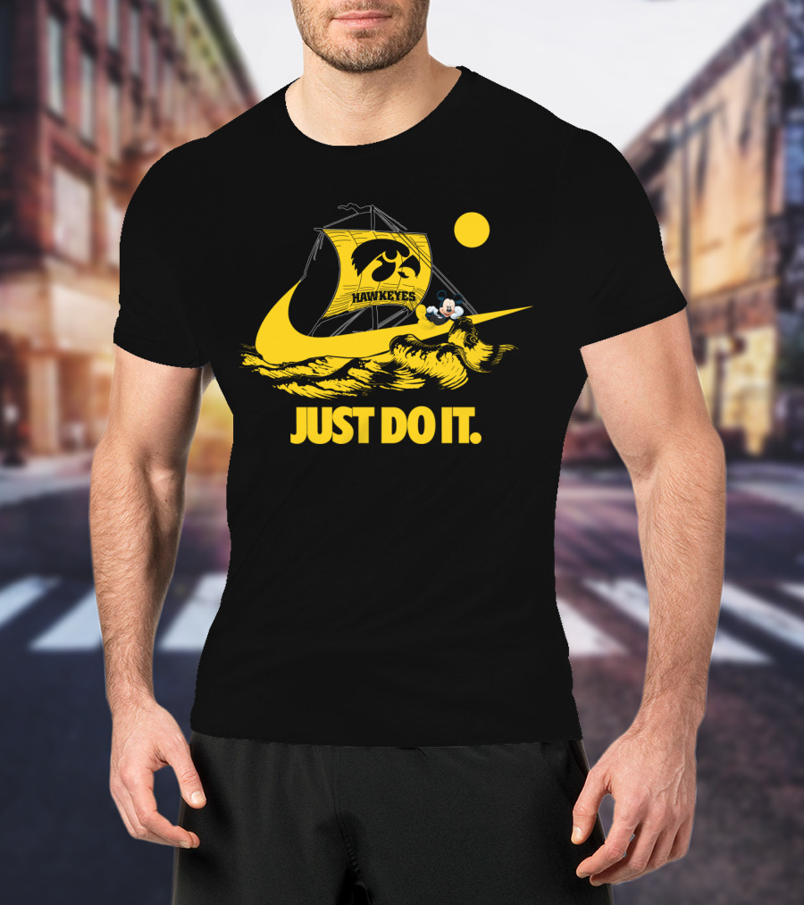 Just Do It Hawkeyes Nike T-Shirt