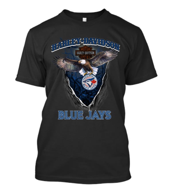 Harley Davidson Toronto Blue Jays Eagle T-Shirt