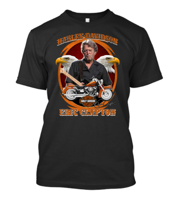 Harley Davidson Eric Clapton Motor Cycles T-Shirt