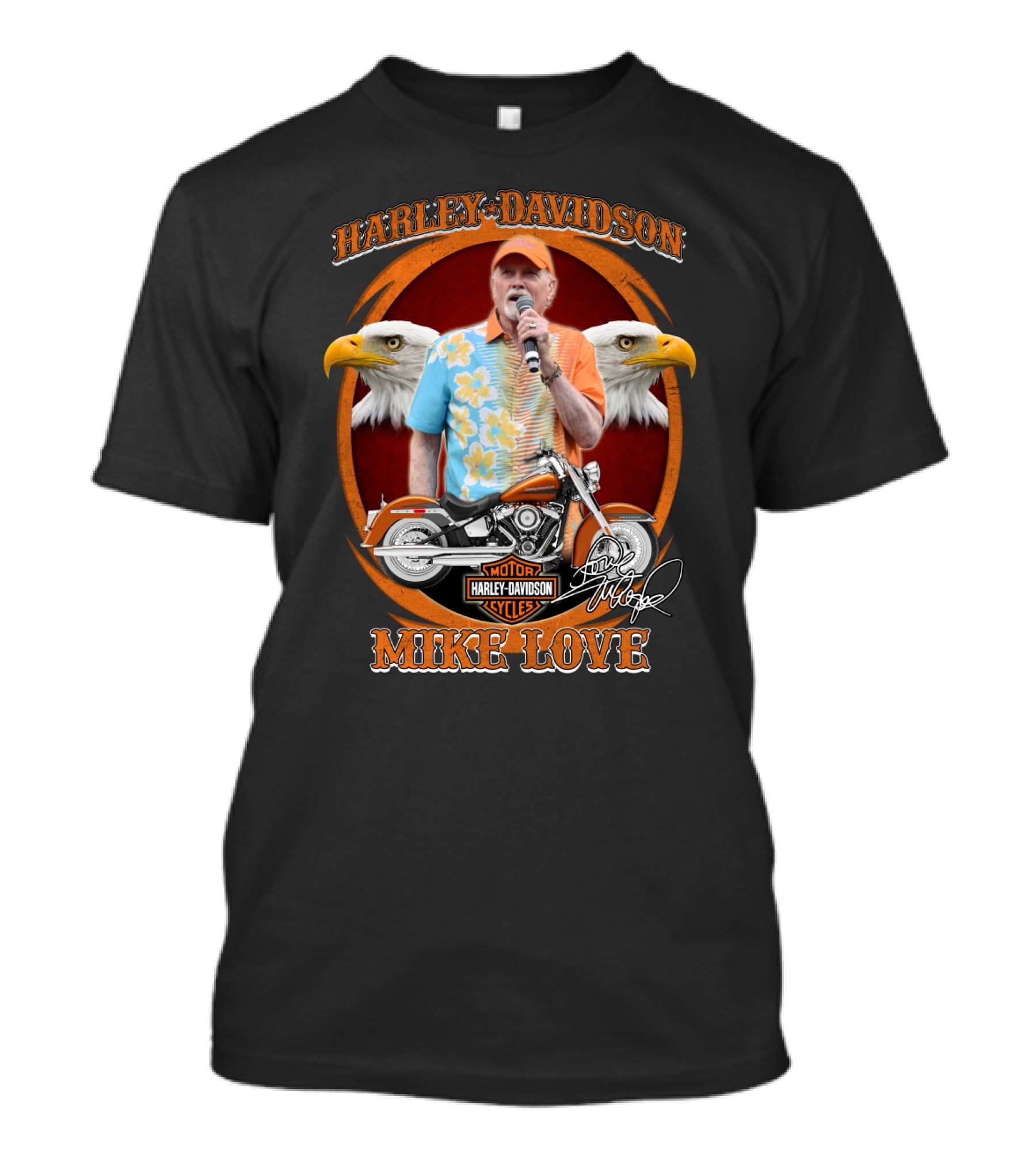 Harley Davidson Motor Cycles Mike Love T-Shirt