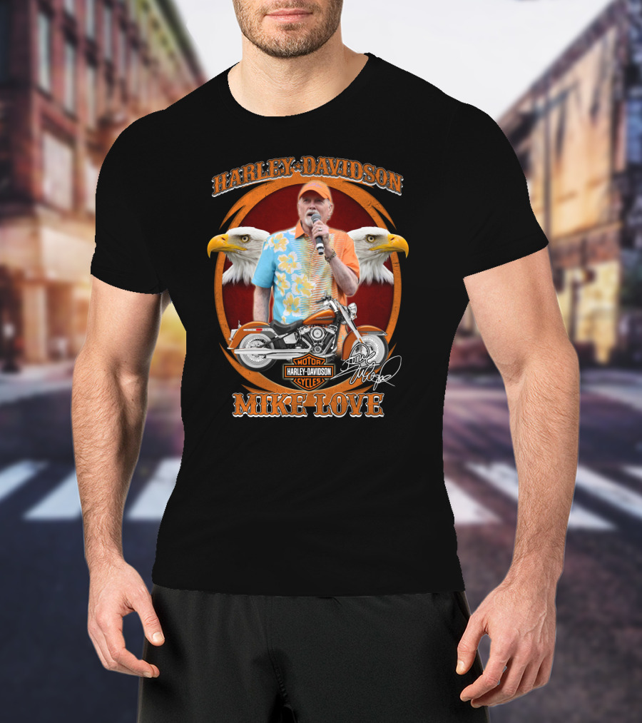 Harley Davidson Motor Cycles Mike Love T-Shirt